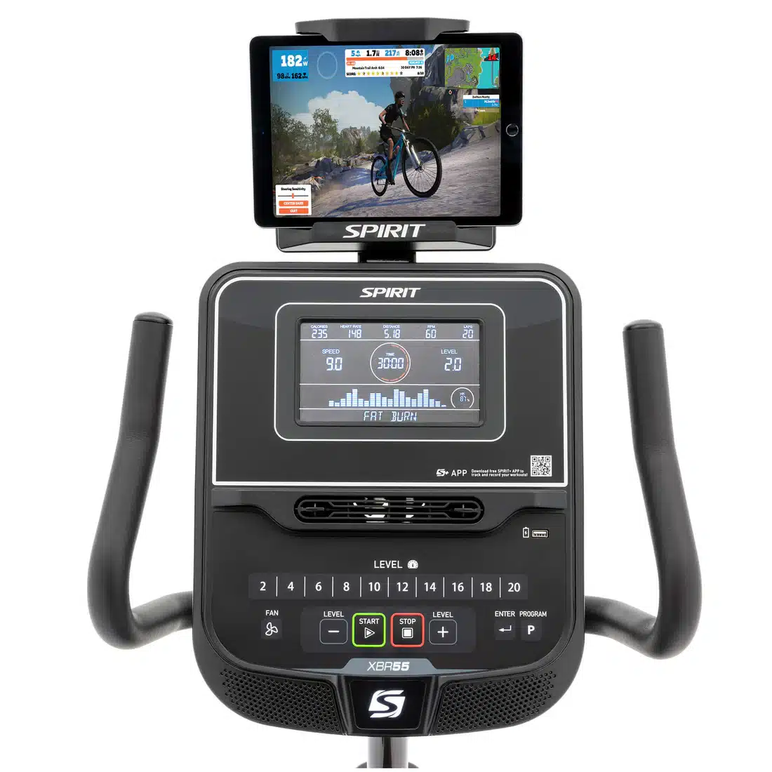 Spirit XBR55 Recumbent Bike - Image 5