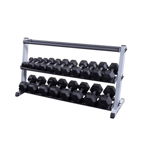 Body-Solid PRO Horizontal Dumbbell Rack- 60" - Image 2