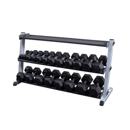 Body-Solid PRO Horizontal Dumbbell Rack- 60" - Image 3