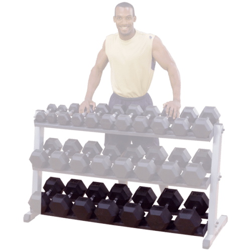 Body-Solid PRO Horizontal Dumbbell Rack- 60" - Image 4