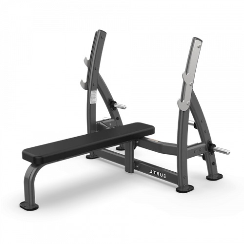 True XFW-7100 Supine Press Bench with Plate Holders