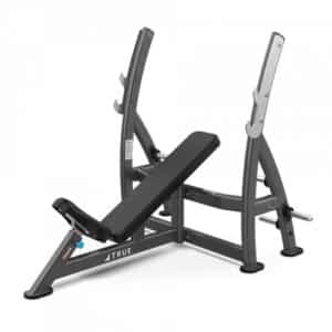 True XFW-7200 Incline Press Bench with Plate Holders