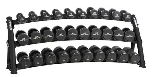Hoist Fitness CF 3461-3 Commercial (3) Tier Horizontal Dumbbell Rack - Image 2