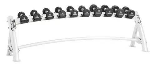 Hoist CF 3461-2 Commercial (2) Tier Horizontal Dumbbell Rack - Image 3