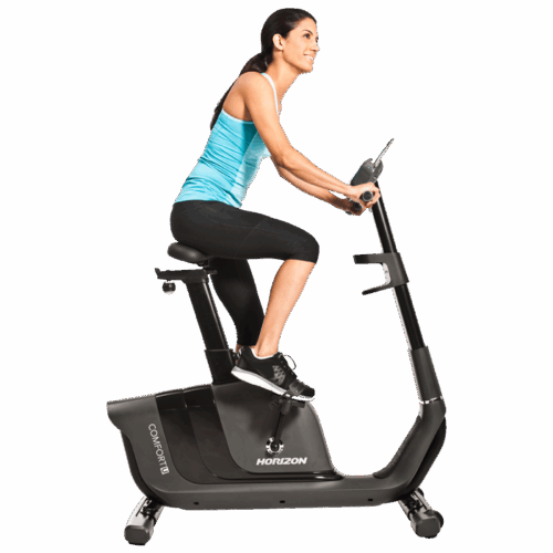 Horizon Comfort U Upright Bike - Image 4