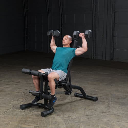 Body-Solid Leverage Flat Incline Decline Bench - Image 2