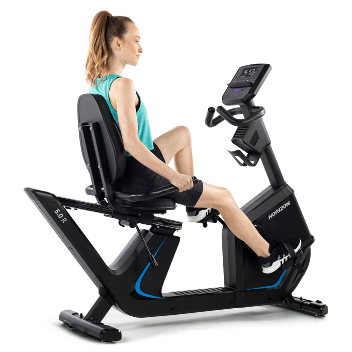 Horizon 5.0R Recumbent Bike - Image 4
