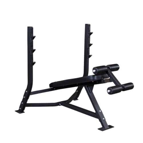 Pro Clubline Fixed Olympic Decline Bench by Body-Solid - Image 2