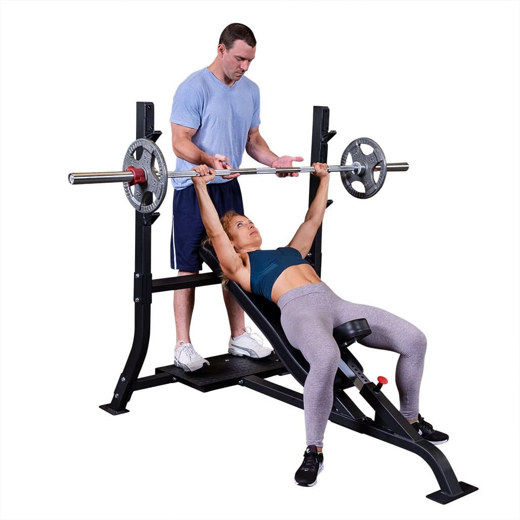 Pro Clubline Fixed Olympic Incline Press Bench by Body-Solid - Image 3