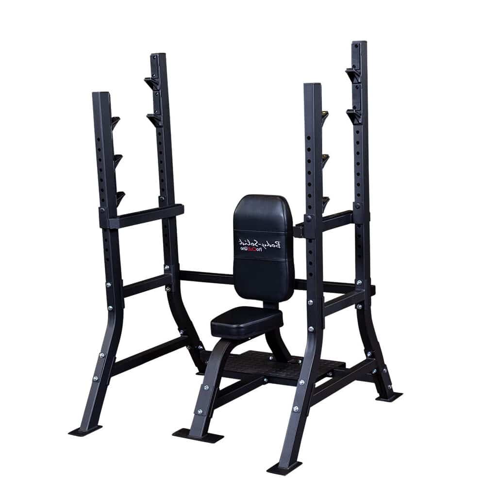 Pro Clubline Fixed Olympic Shoulder Press Bench by Body-Solid