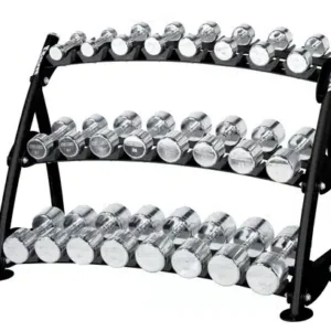 Hoist Fitness CF-3461-3 3-Tier Horizontal Dumbbell Rack