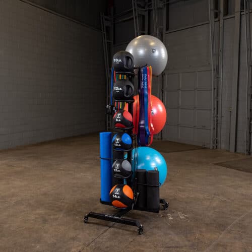 Body-Solid Mobile Multi Accessory Rack - Image 2
