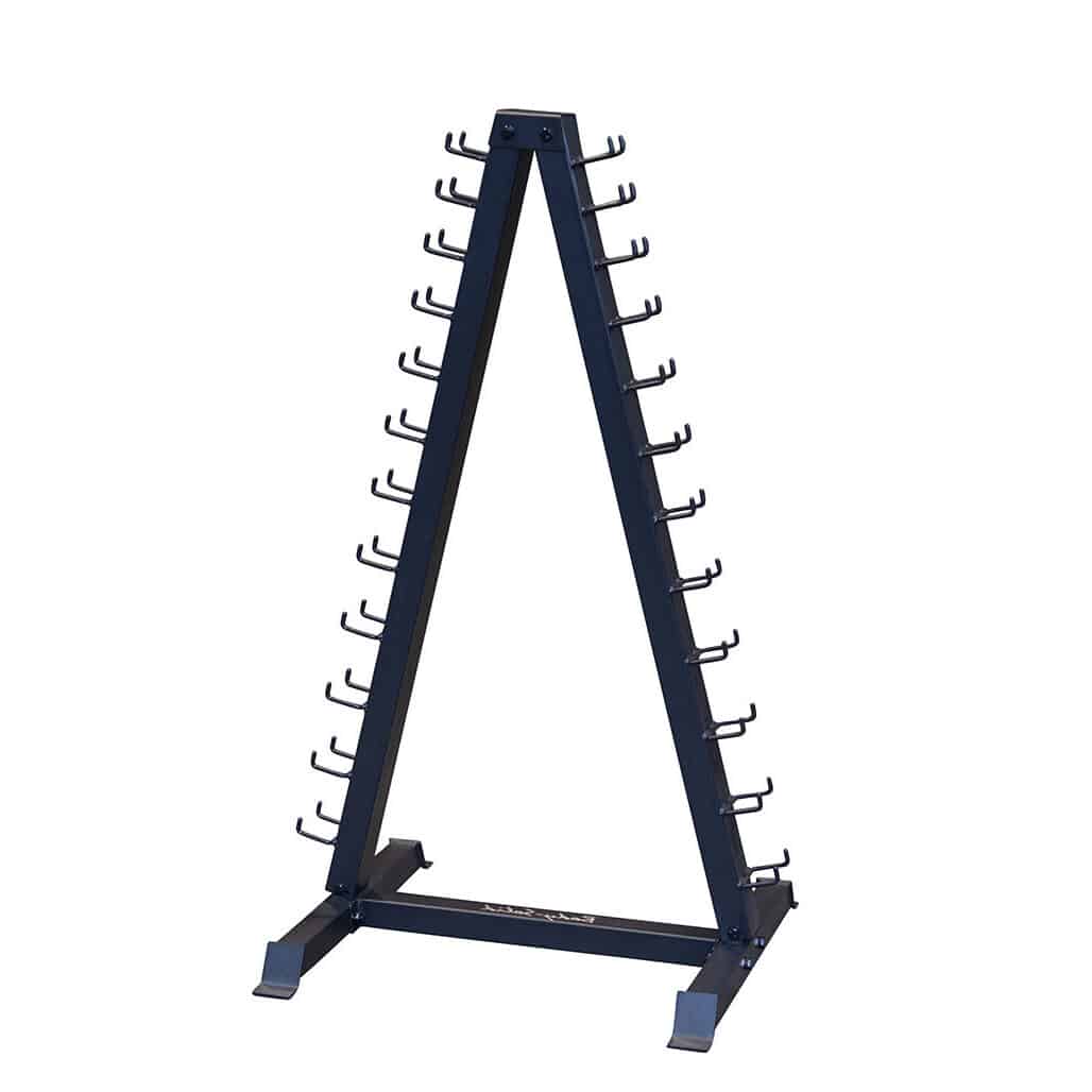 Body-Solid Vertical Vinyl and Neoprene Dumbbell Rack