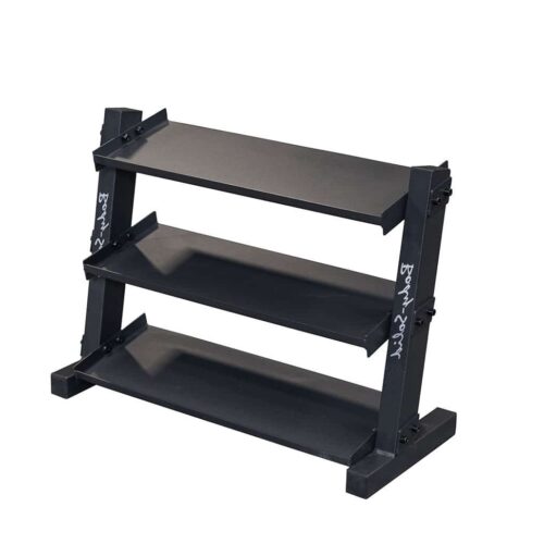 Body-Solid Vinyl and Neoprene Dumbbell Rack