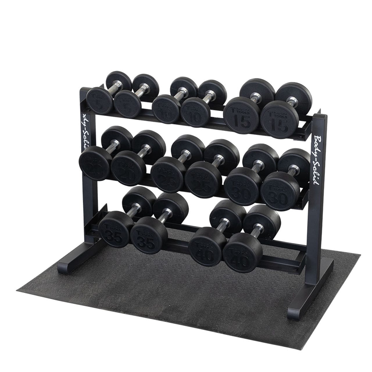 Body-Solid 3-Tier Dumbbell Rack - Image 2