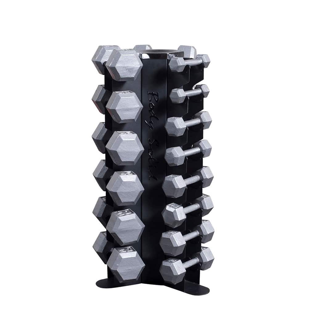 Body-Solid 3-Side Vertical Dumbbell Rack - Image 2