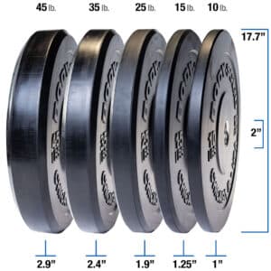 Body-Solid Chicago Extreme Bumper Plates