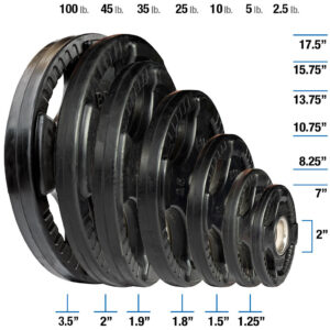 Body-Solid Rubber Grip Olympic Plate Sets