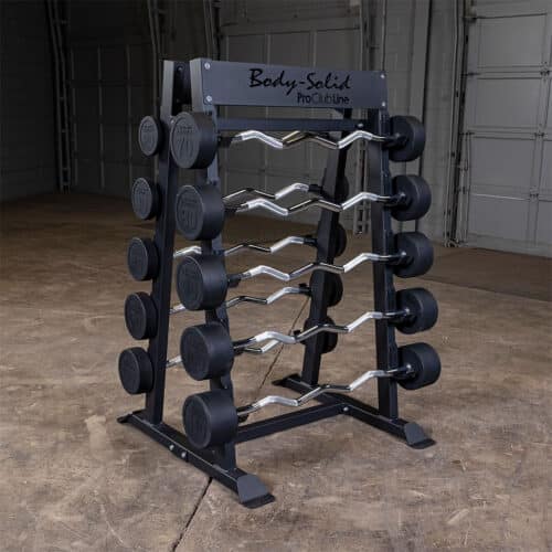Pro ClubLine Fixed Weight Barbell Rack - Image 2