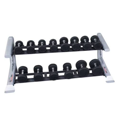 Pro ClubLine Modular Storage Rack with Dumbbell Saddle Tiers - Image 2