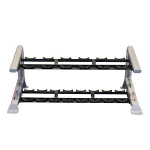 Pro ClubLine Modular Storage Rack with Dumbbell Saddle Tiers