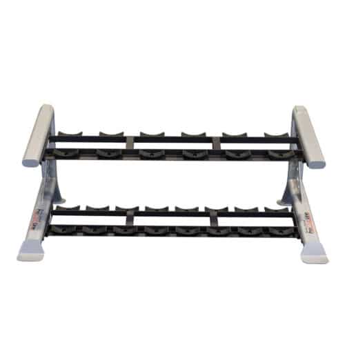 Pro ClubLine Modular Storage Rack with Dumbbell Saddle Tiers