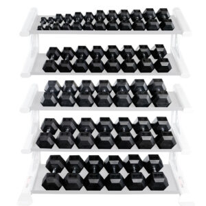 Body-Solid Rubber Hex Dumbbell Sets