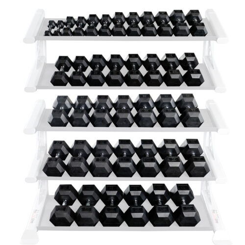 Body-Solid Rubber Hex Dumbbell Sets