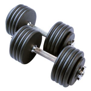 Body-Solid Tools Adjustable Dumbbells, 5 lb. to 45 lb. Pair