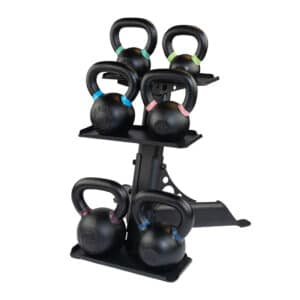 Body-Solid 4-14 kg. Training Kettlebell Set with Rack