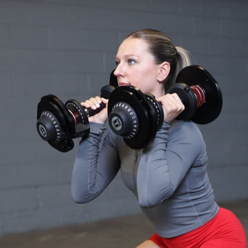 Body-Solid Tools Adjustable Dumbbell Set, 11 lb. to 66 lb. - Image 3