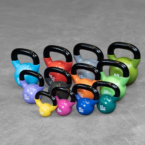 Body-Solid Vinyl Dipped Kettlebells - Image 2
