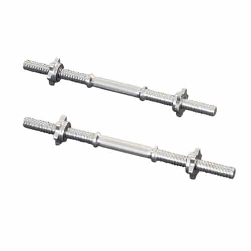 Body-Solid Tools Adjustable Dumbbells, 5 lb. to 50 lb. Pair, with 19" Handles - Image 2