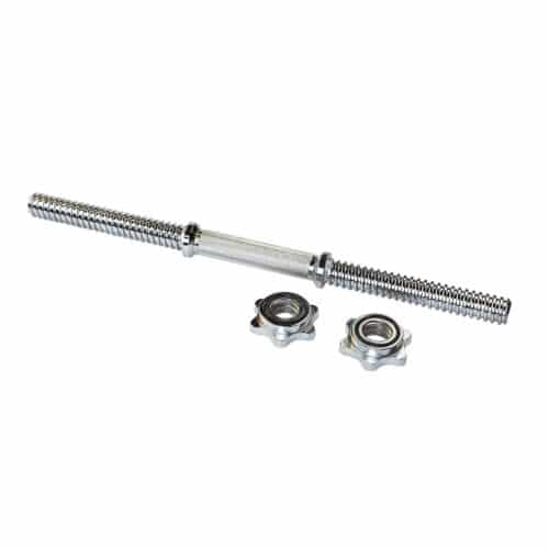 Body-Solid Standard Threaded 19" Dumbbell Handle with Collars - Image 2