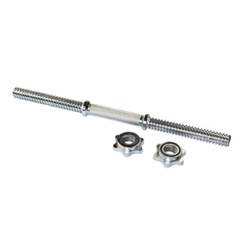 Body-Solid Tools Adjustable Dumbbells, 5 lb. to 50 lb. Pair, with 19" Handles - Image 3