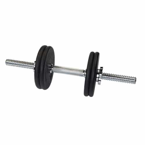 Body-Solid Standard Threaded 19" Dumbbell Handle with Collars - Image 3
