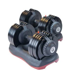Body-Solid Tools Adjustable Dumbbell Set, 11 lb. to 66 lb.