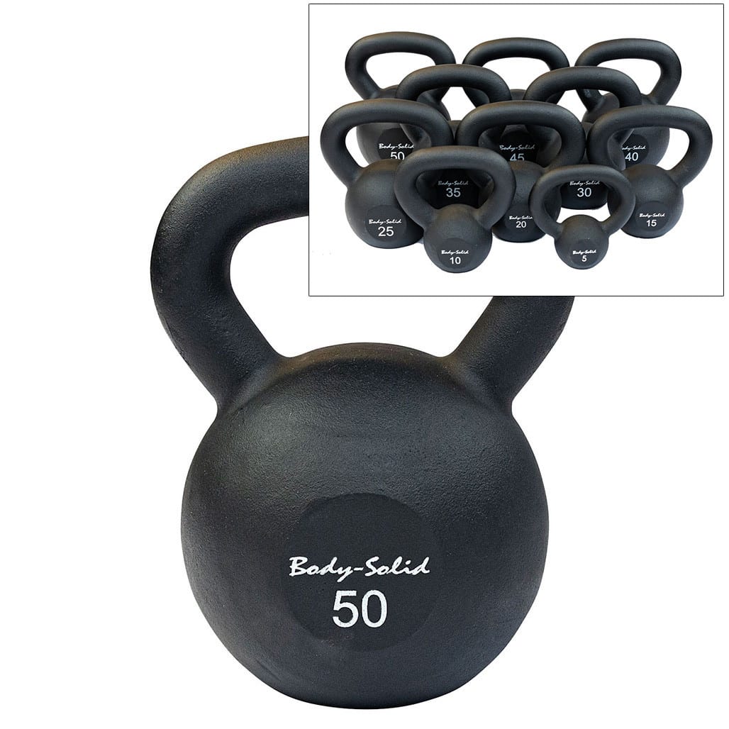 Body-Solid Powder Coat Kettlebells